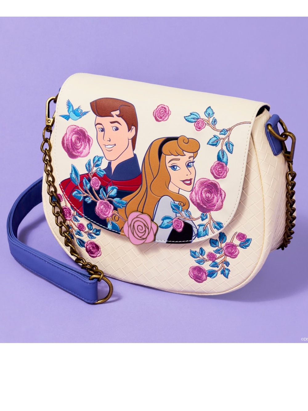 Loungefly x Disney Sleeping Beauty Crossbody Bag Princess Aurora Floral